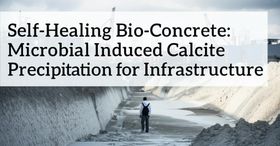 Self-Healing Bio-Concrete: Microbial Induced Calcite Precipitation for Infrastructure