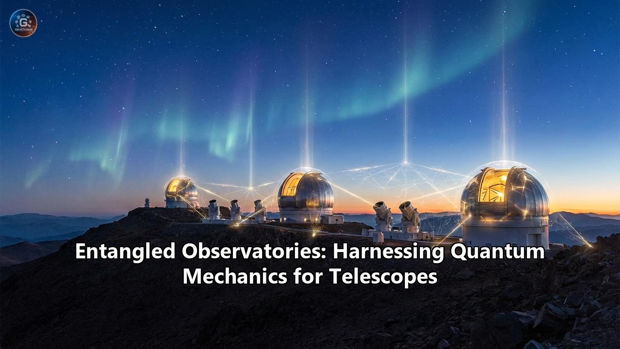 Entangled Observatories: Harnessing Quantum Mechanics for Telescopes