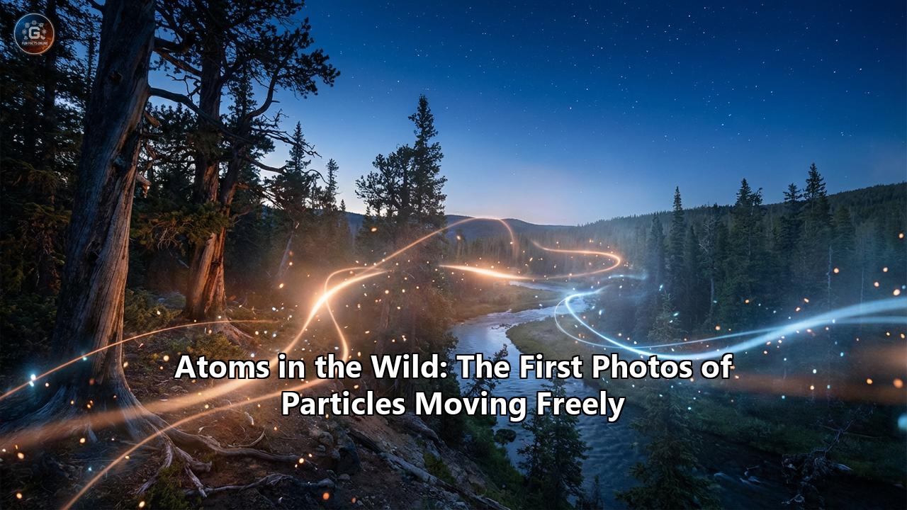 Atoms in the Wild: The First Photos of Particles Moving Freely