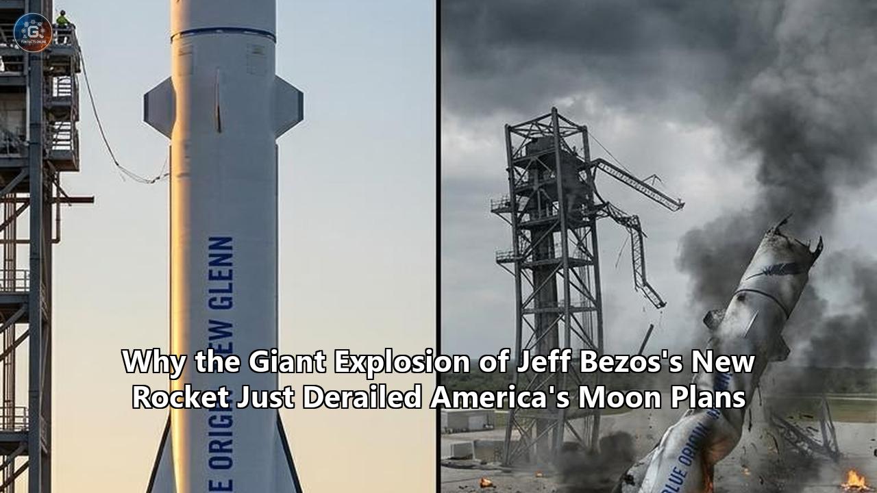 Why the Giant Explosion of Jeff Bezos's New Rocket Just Derailed America's Moon Plans