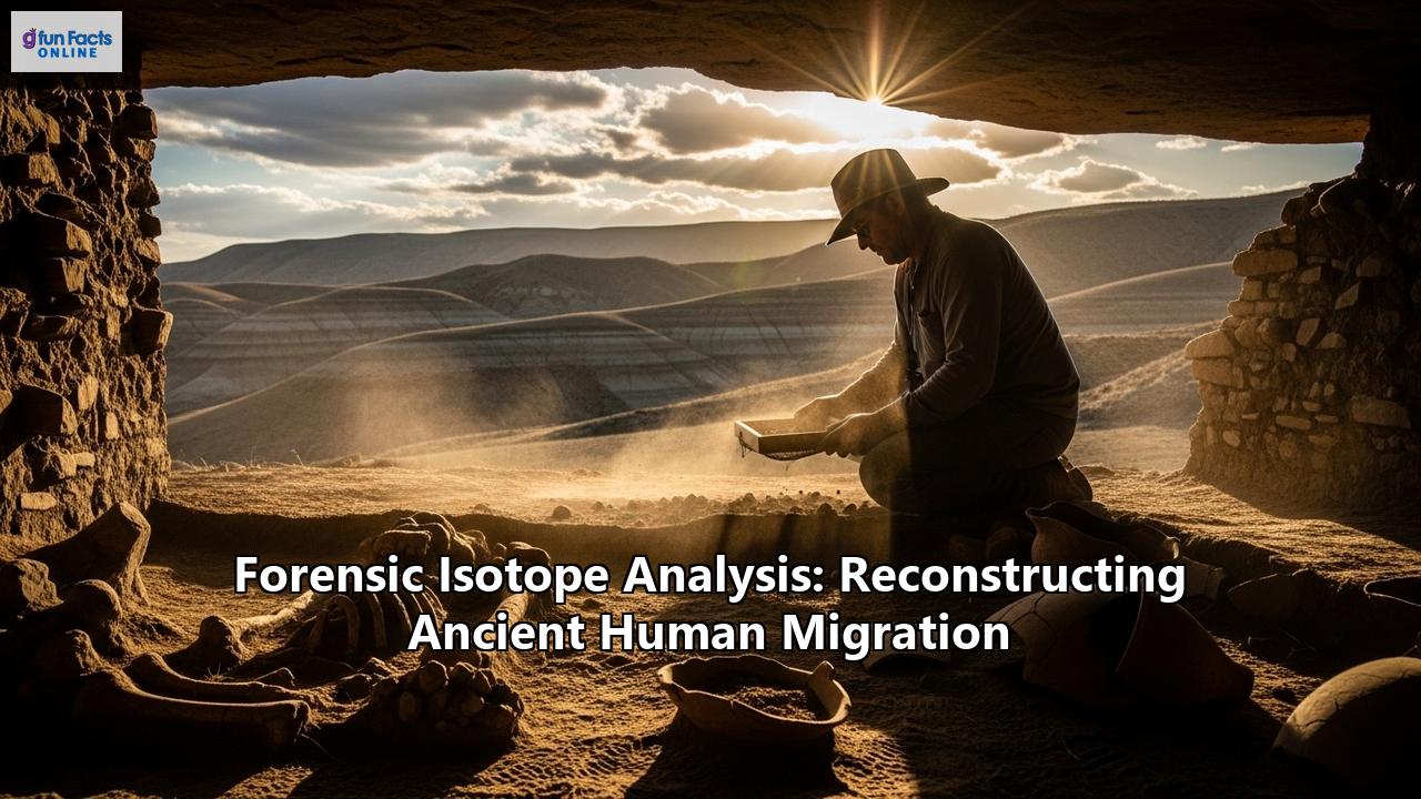 Forensic Isotope Analysis: Reconstructing Ancient Human Migration