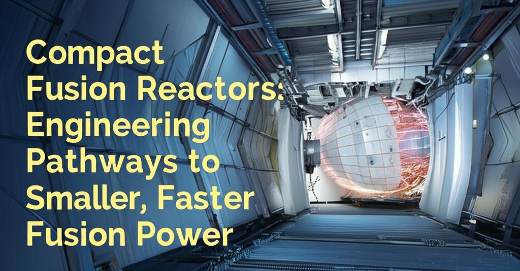 Compact Fusion Reactors: Engineering Pathways to Smaller, Faster Fusion Power