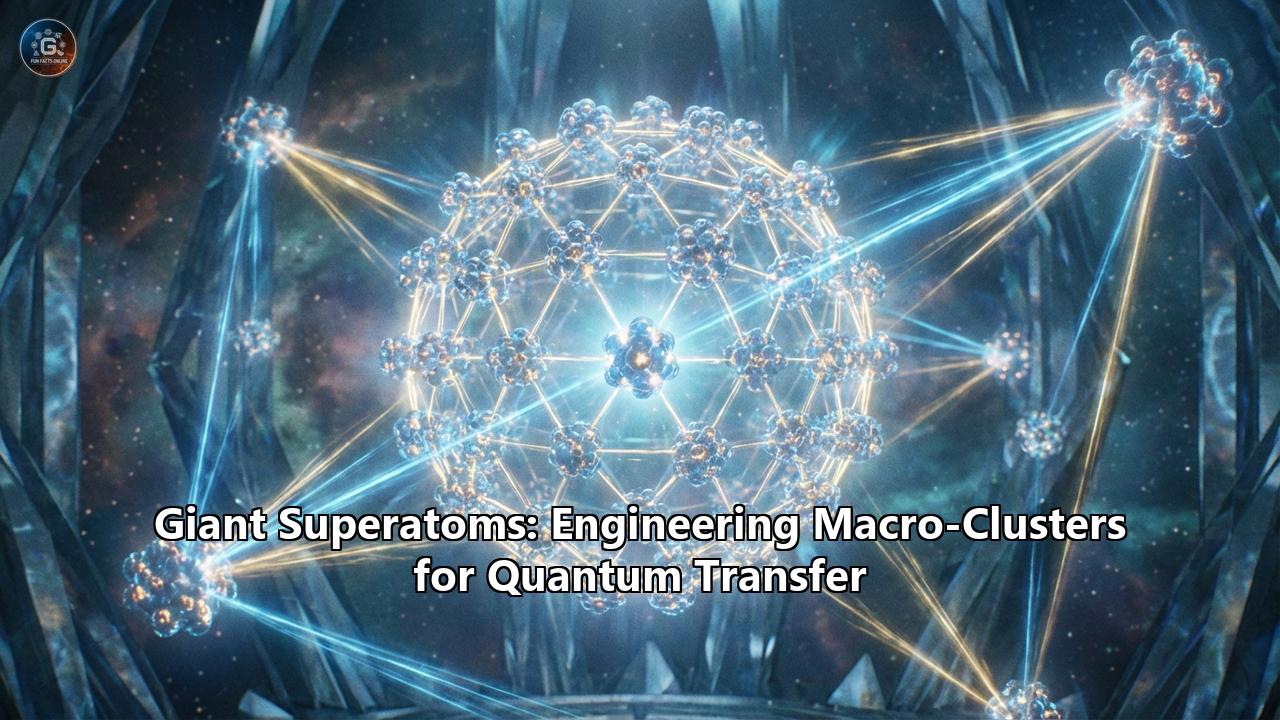 Giant Superatoms: Engineering Macro-Clusters for Quantum Transfer