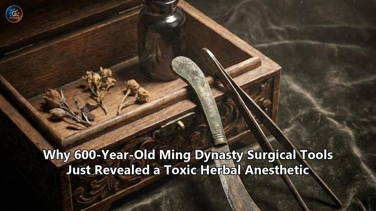 Why 600-Year-Old Ming Dynasty Surgical Tools Just Revealed a Toxic Herbal Anesthetic