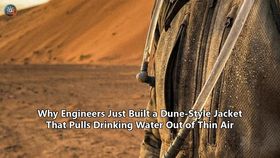 Why Engineers Just Built a Dune-Style Jacket That Pulls Drinking Water Out of Thin Air
