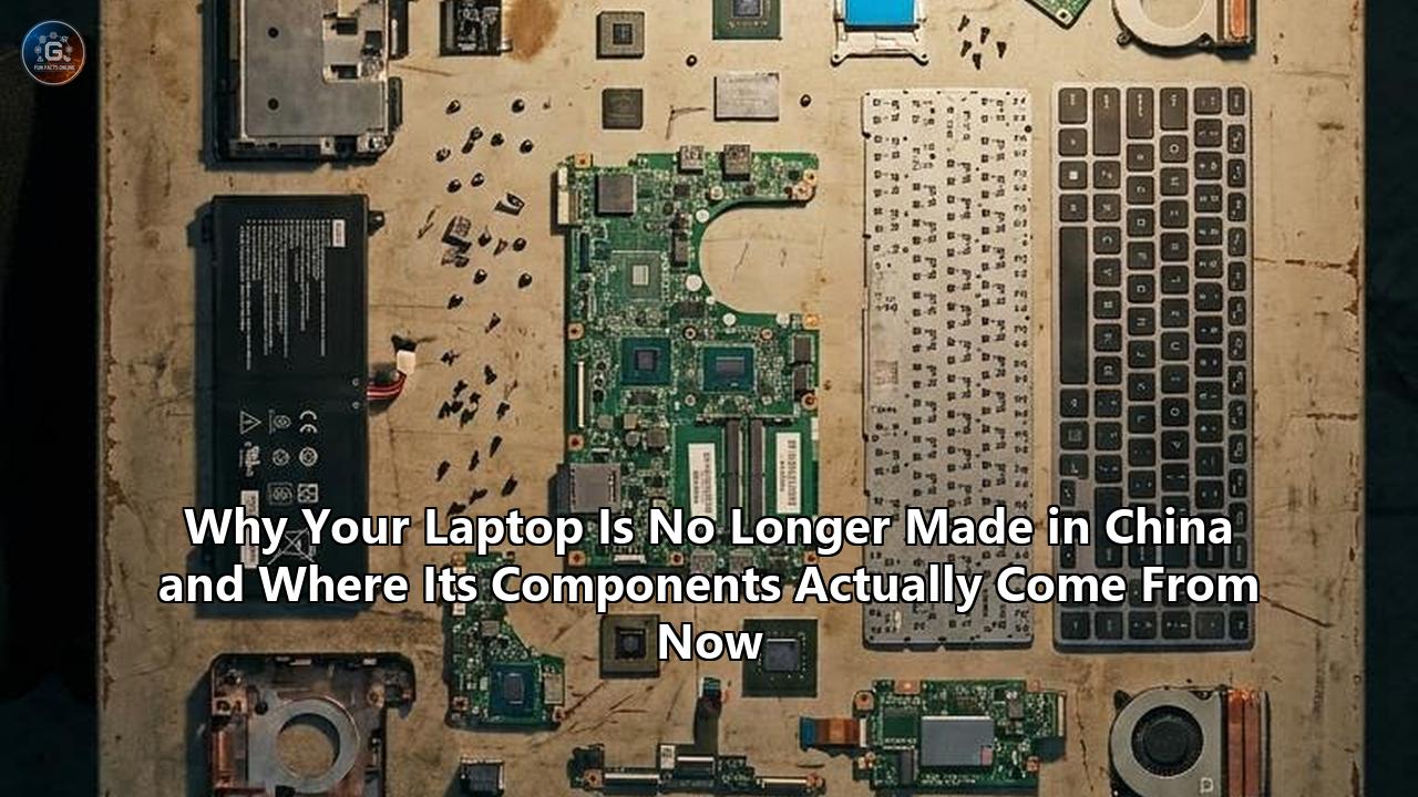 Why Your Laptop Is No Longer Made in China and Where Its Components Actually Come From Now