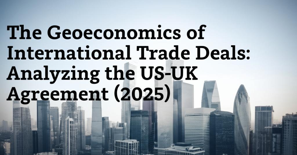 The Geoeconomics of International Trade Deals: Analyzing the US-UK Agreement (2025)