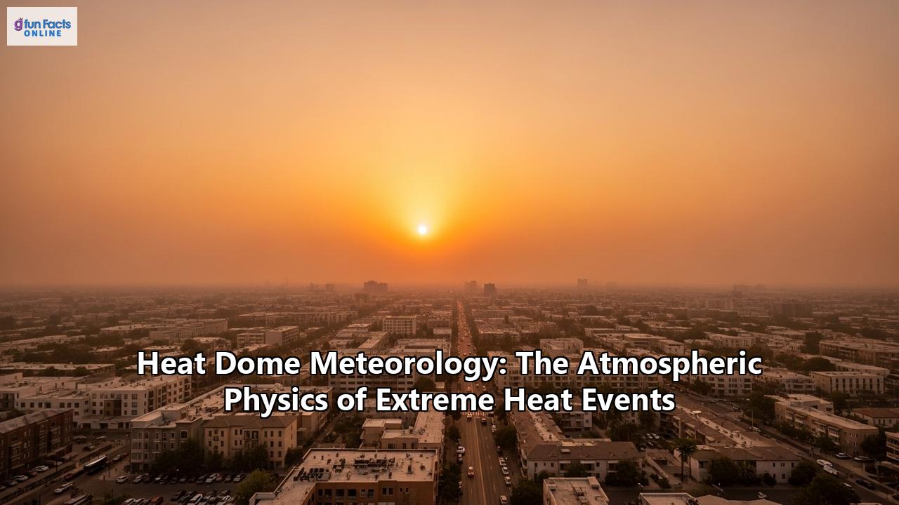 Heat Dome Meteorology: The Atmospheric Physics of Extreme Heat Events