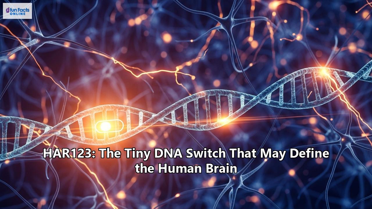 HAR123: The Tiny DNA Switch That May Define the Human Brain