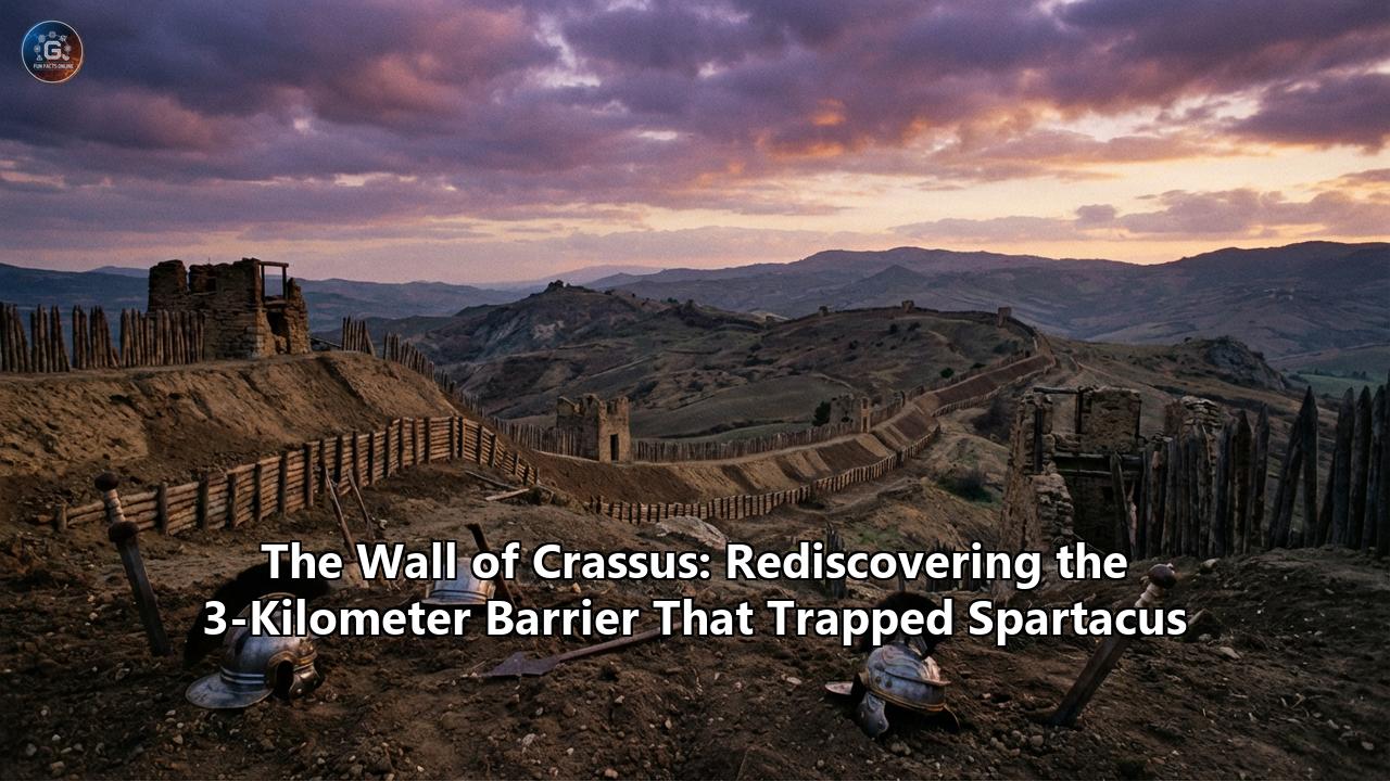 The Wall of Crassus: Rediscovering the 3-Kilometer Barrier That Trapped Spartacus