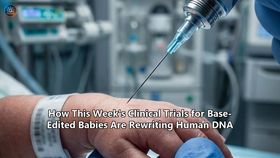 How This Week's Clinical Trials for Base-Edited Babies Are Rewriting Human DNA