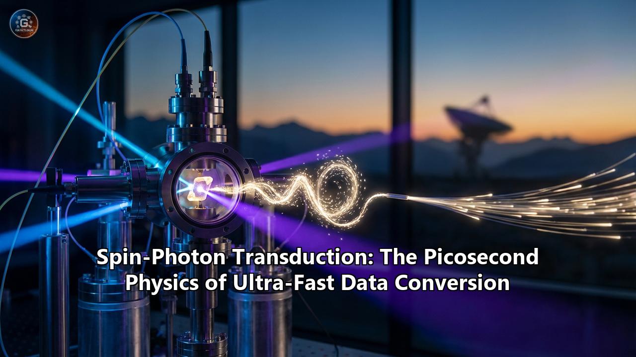 Spin-Photon Transduction: The Picosecond Physics of Ultra-Fast Data Conversion