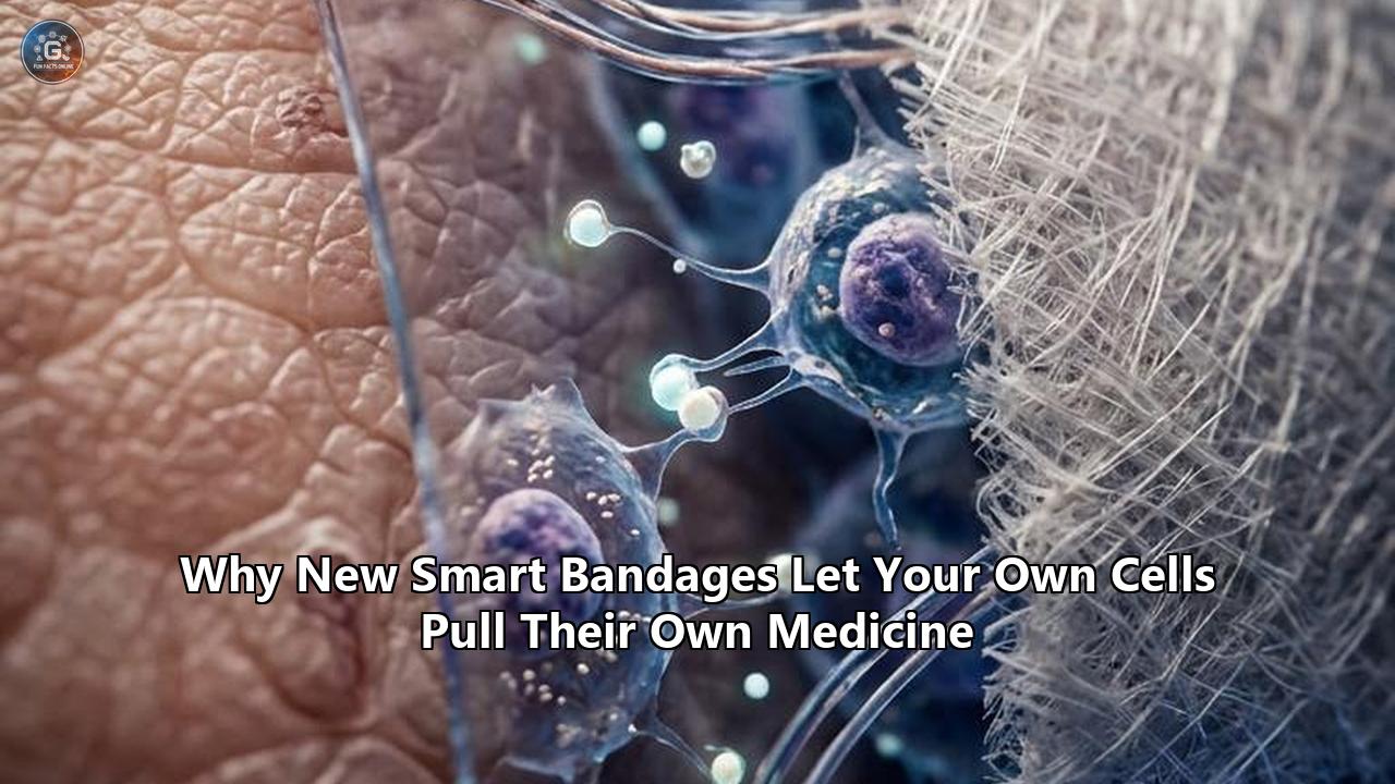 Why New Smart Bandages Let Your Own Cells Pull Their Own Medicine