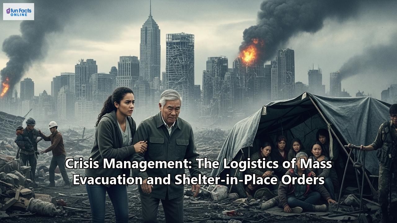 Crisis Management: The Logistics of Mass Evacuation and Shelter-in-Place Orders