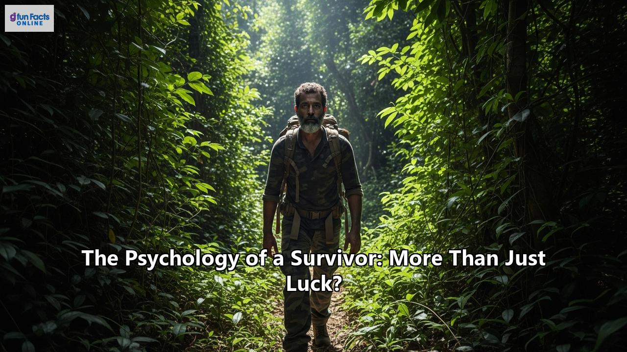 The Psychology of a Survivor: More Than Just Luck?