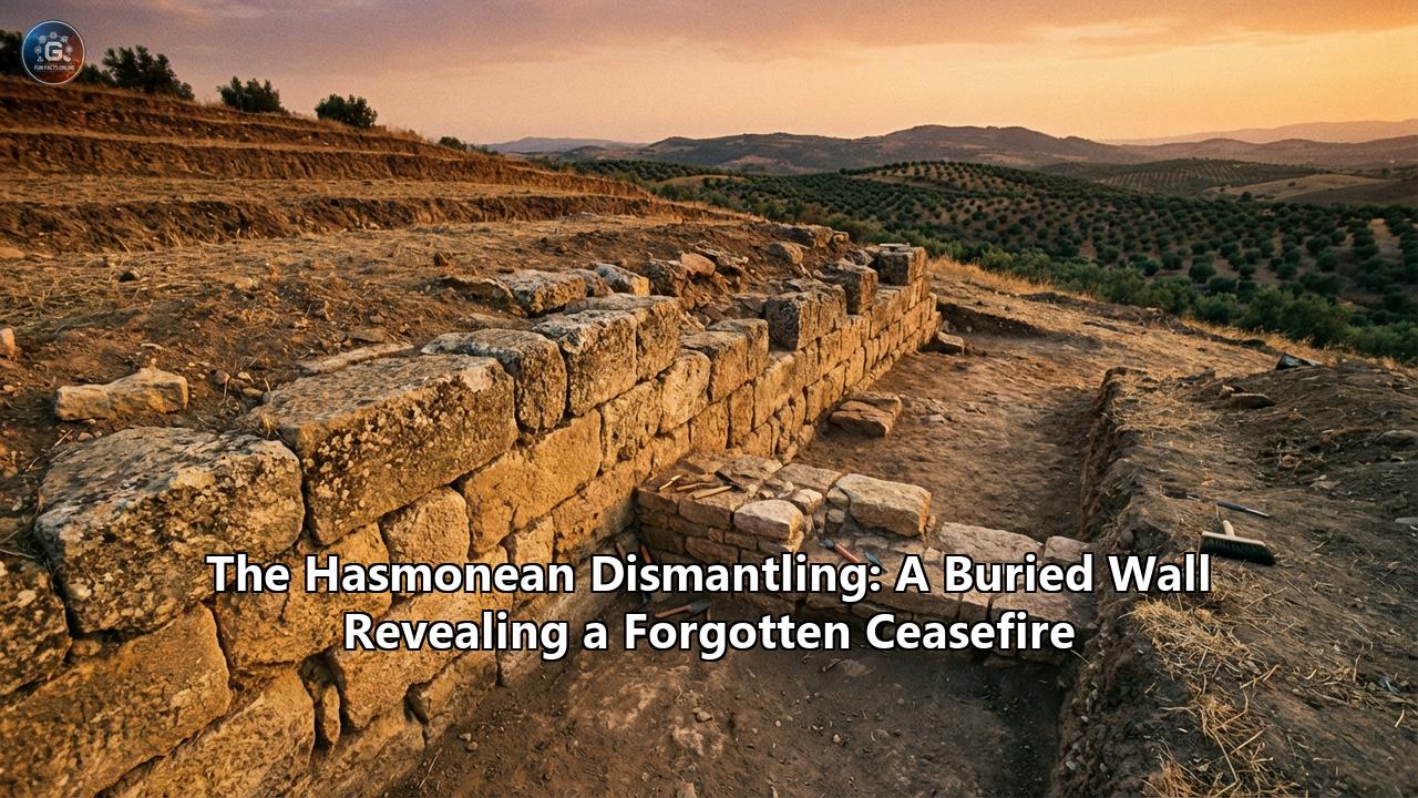 The Hasmonean Dismantling: A Buried Wall Revealing a Forgotten Ceasefire