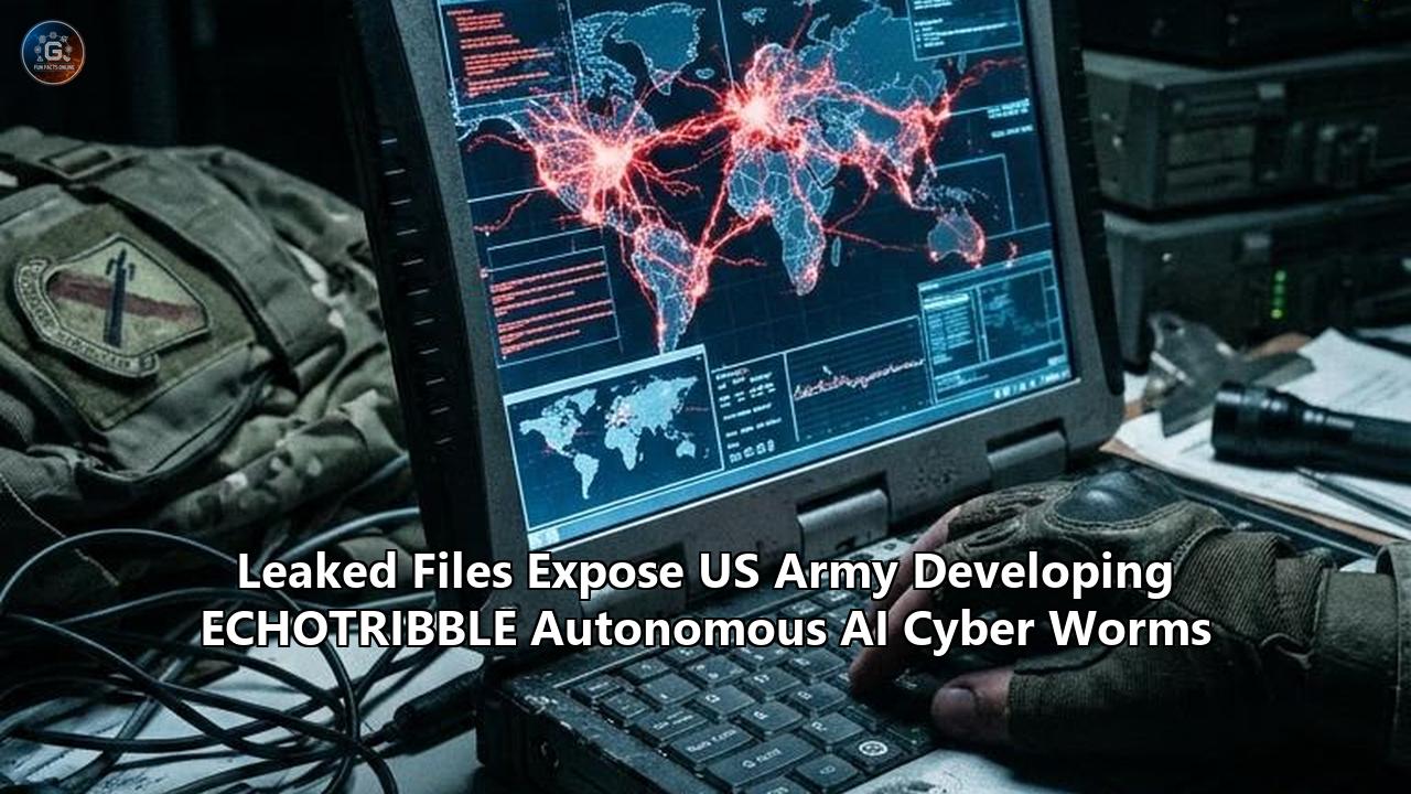 Leaked Files Expose US Army Developing ECHOTRIBBLE Autonomous AI Cyber Worms