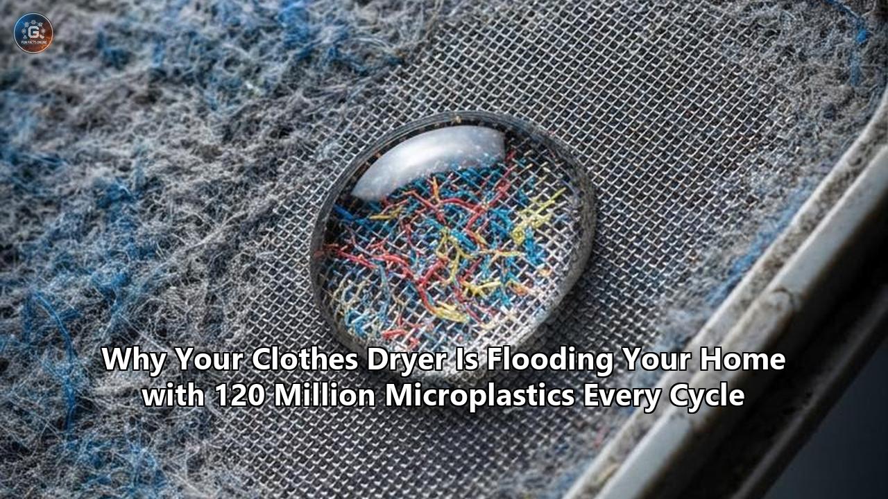 Why Your Clothes Dryer Is Flooding Your Home with 120 Million Microplastics Every Cycle
