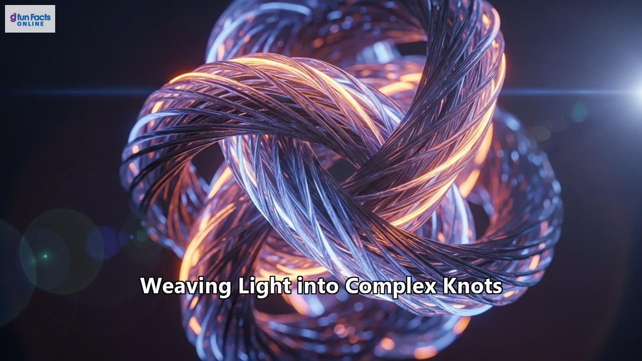 Weaving Light into Complex Knots