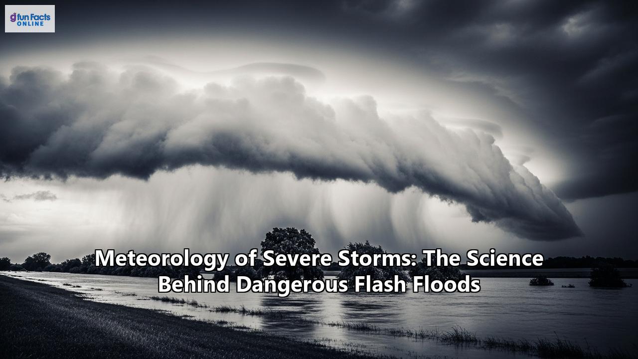 Meteorology of Severe Storms: The Science Behind Dangerous Flash Floods