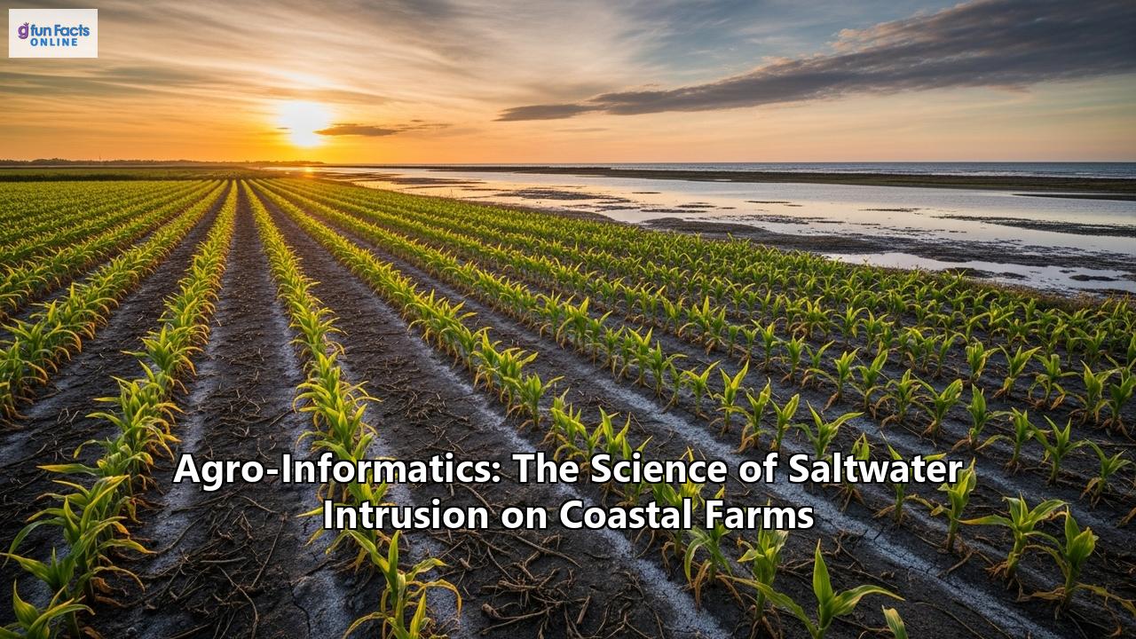 Agro-Informatics: The Science of Saltwater Intrusion on Coastal Farms