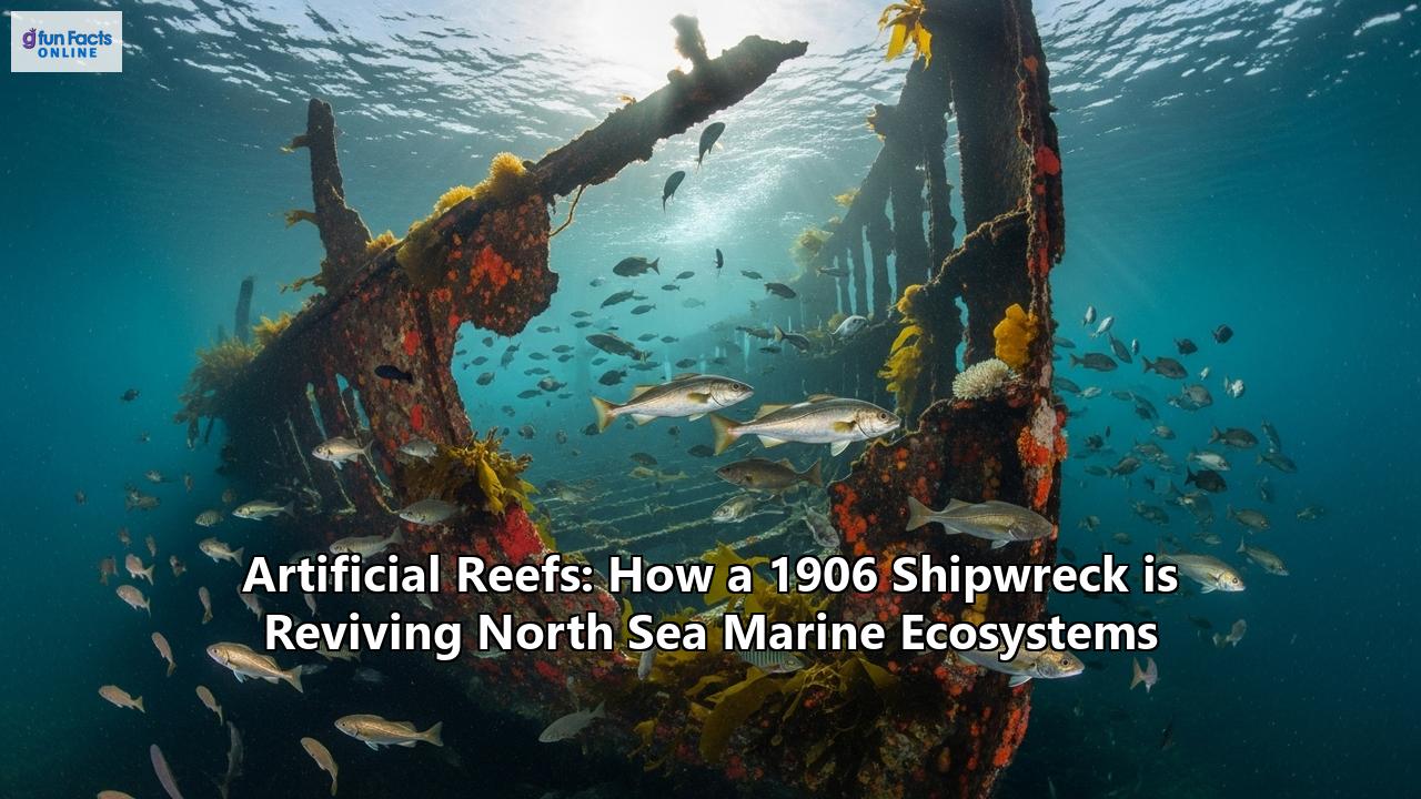 Artificial Reefs: How a 1906 Shipwreck is Reviving North Sea Marine Ecosystems