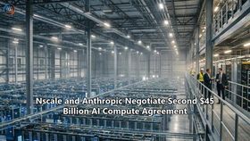 Nscale and Anthropic Negotiate Second $45 Billion AI Compute Agreement