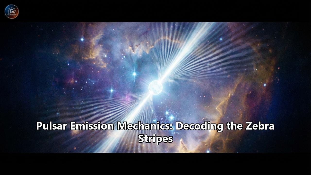 Pulsar Emission Mechanics: Decoding the Zebra Stripes