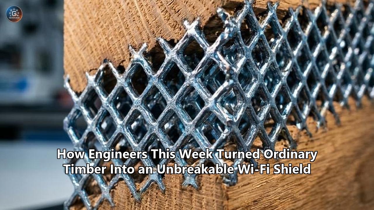 How Engineers This Week Turned Ordinary Timber Into an Unbreakable Wi-Fi Shield