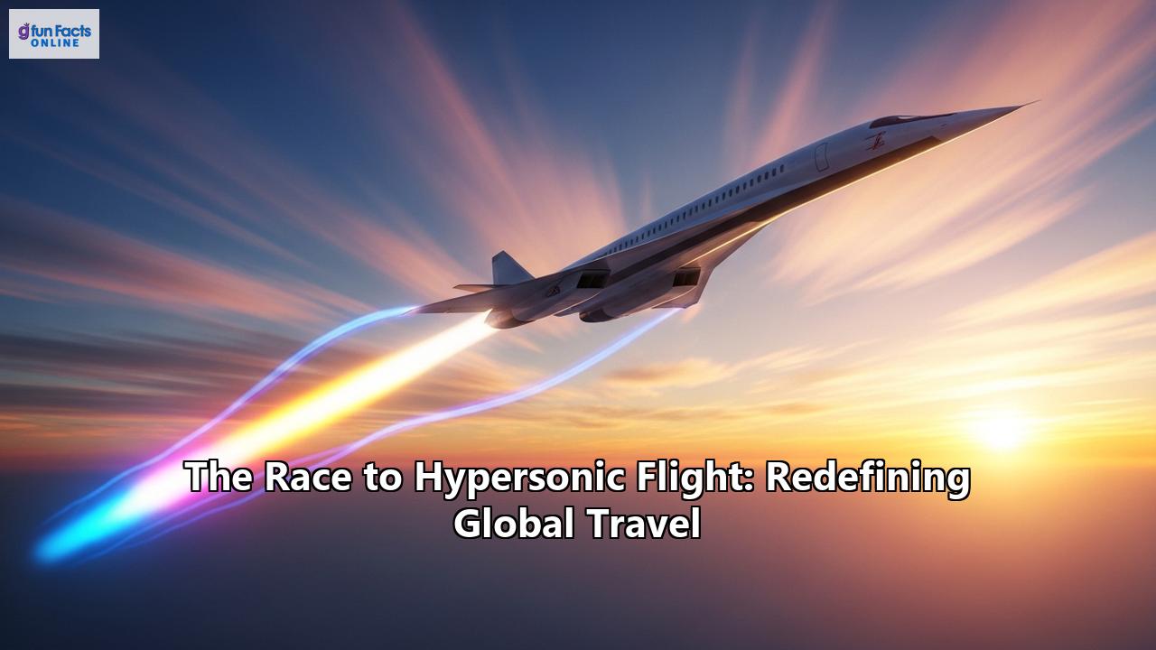 The Race to Hypersonic Flight: Redefining Global Travel