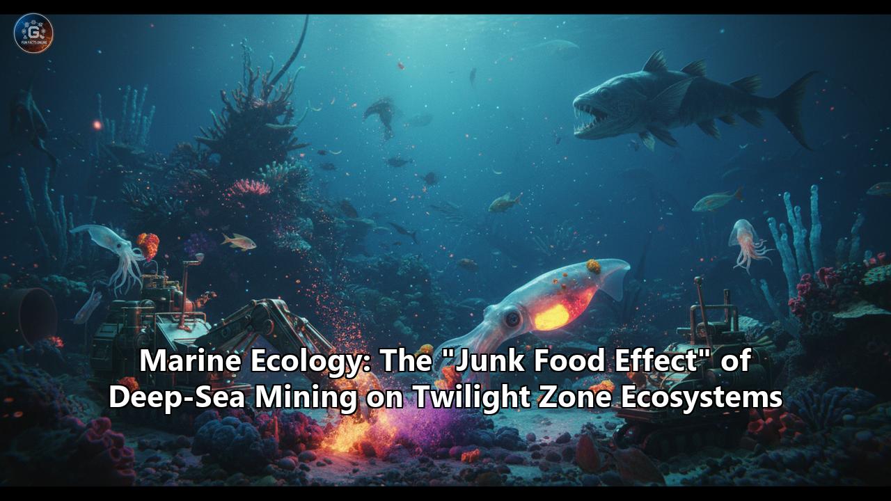 Marine Ecology: The "Junk Food Effect" of Deep-Sea Mining on Twilight Zone Ecosystems