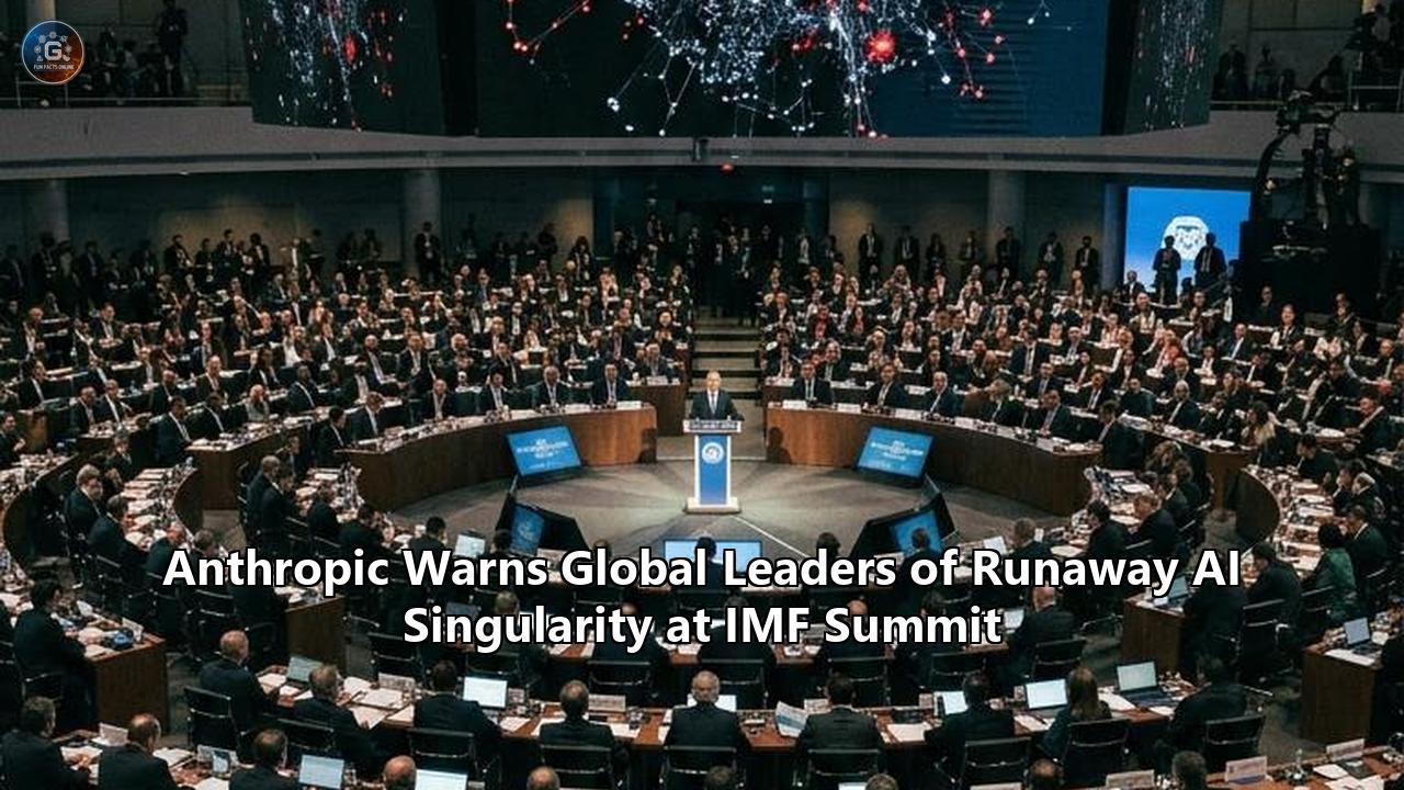 Anthropic Warns Global Leaders of Runaway AI Singularity at IMF Summit