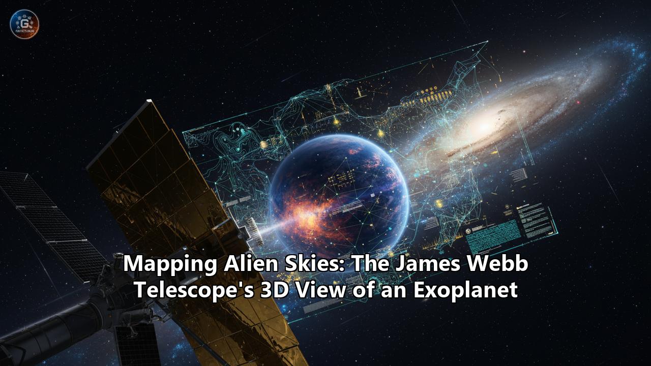 Mapping Alien Skies: The James Webb Telescope's 3D View of an Exoplanet