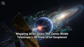 Mapping Alien Skies: The James Webb Telescope's 3D View of an Exoplanet