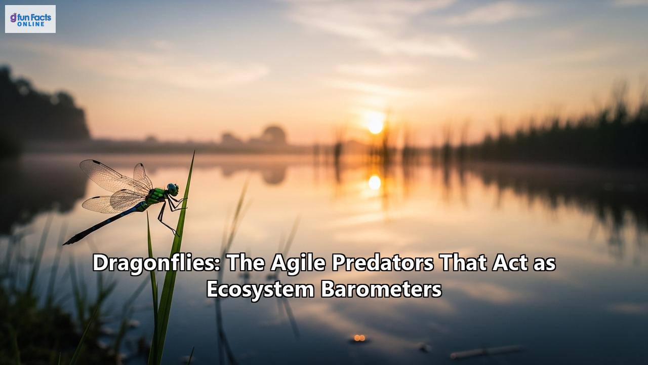 Dragonflies: The Agile Predators That Act as Ecosystem Barometers