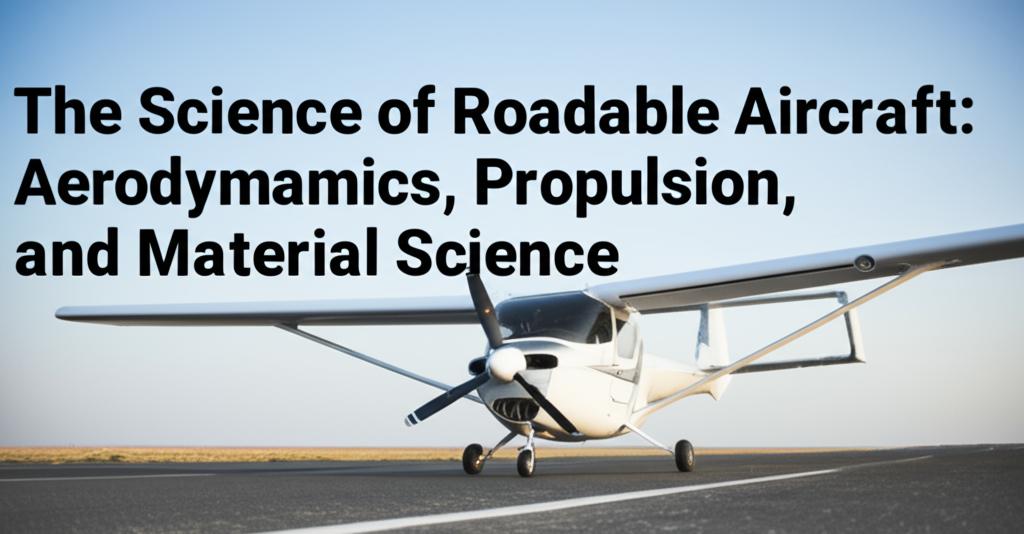 The Science of Roadable Aircraft: Aerodynamics, Propulsion, and Material Science