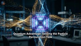 Quantum Advantage: Solving the Particle Permutation Task