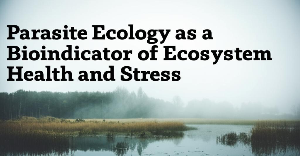 Parasite Ecology as a Bioindicator of Ecosystem Health and Stress