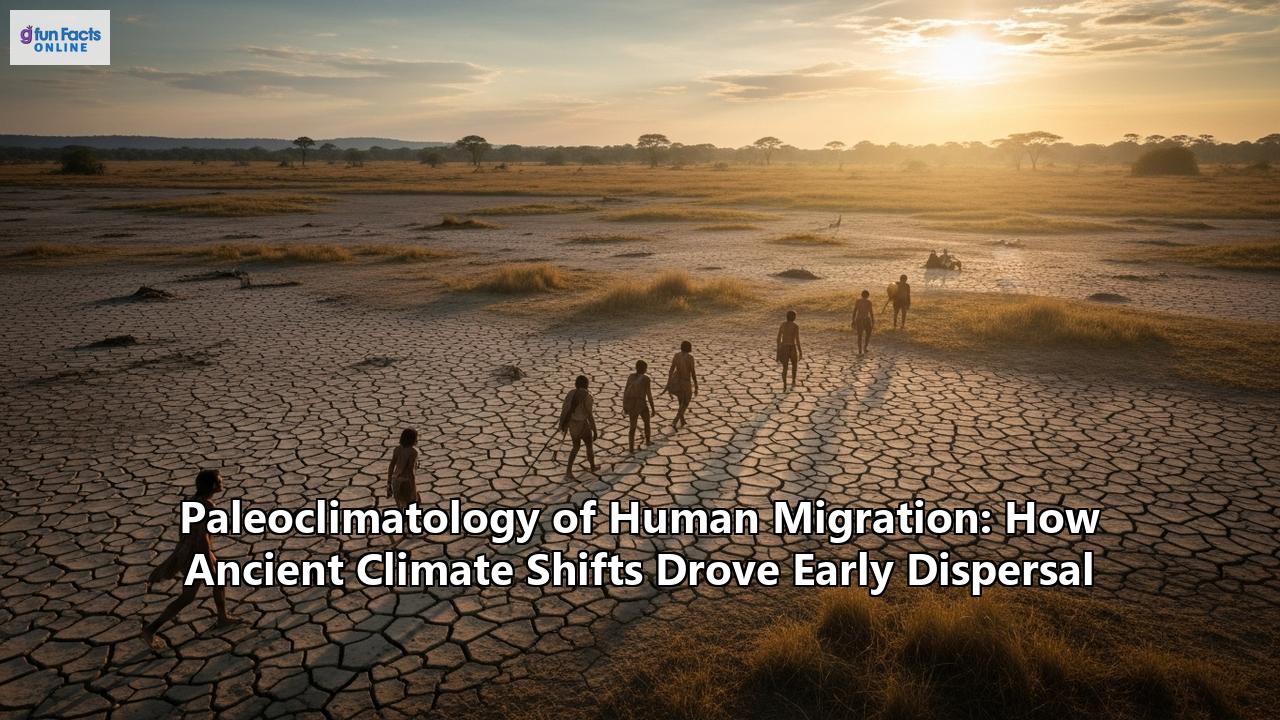 Paleoclimatology of Human Migration: How Ancient Climate Shifts Drove Early Dispersal