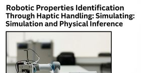 Robotic Properties Identification Through Haptic Handling: Simulation and Physical Inference