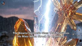 The Bizarre Synthetic Glass That Multiplies Its Mass When Struck By Lightning