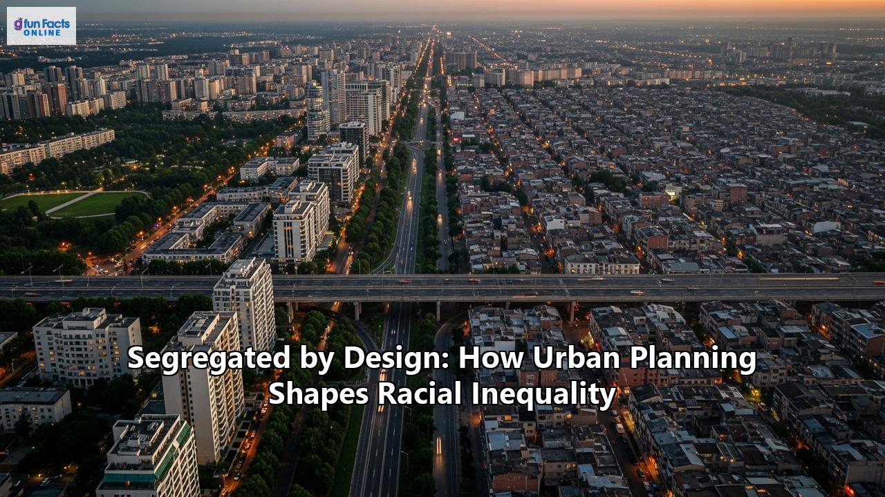 Segregated by Design: How Urban Planning Shapes Racial Inequality