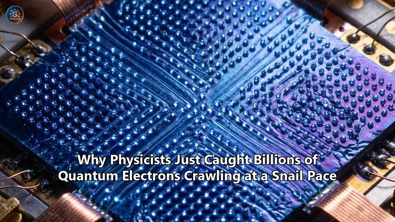Why Physicists Just Caught Billions of Quantum Electrons Crawling at a Snail Pace