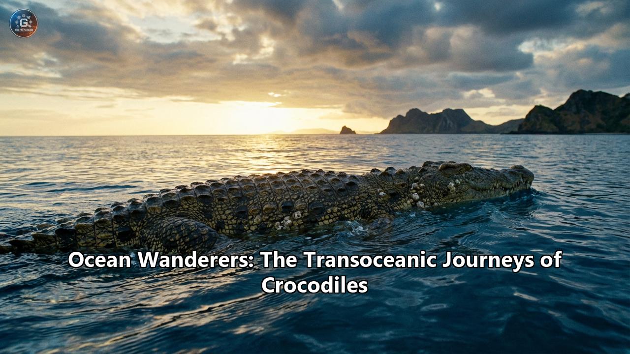 Ocean Wanderers: The Transoceanic Journeys of Crocodiles