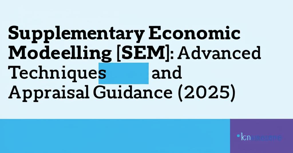 Supplementary Economic Modelling (SEM): Advanced Techniques and Appraisal Guidance (2025)