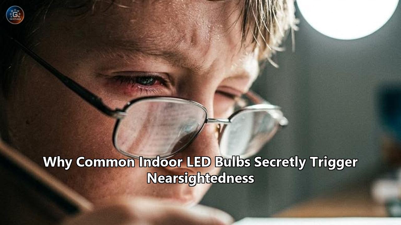 Why Common Indoor LED Bulbs Secretly Trigger Nearsightedness