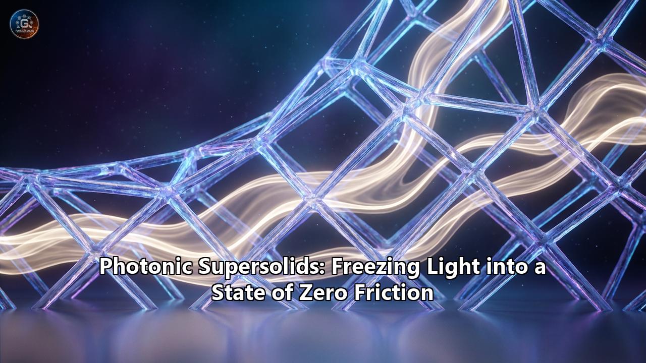 Photonic Supersolids: Freezing Light into a State of Zero Friction