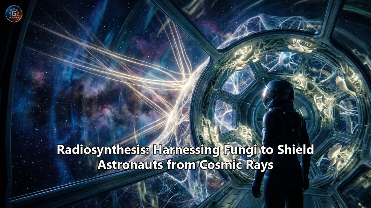 Radiosynthesis: Harnessing Fungi to Shield Astronauts from Cosmic Rays