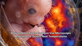 How Unborn Turtle Embryos Use Microscopic Antennae to Detect Nest Temperatures