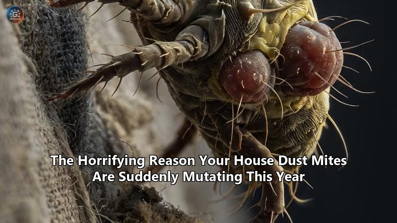 The Horrifying Reason Your House Dust Mites Are Suddenly Mutating This Year